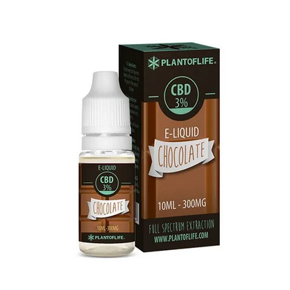 E-Líquido 10ml com 3% de CBD Chocolate Plant of Life - Para cigarros electrónicos/vapes - WeedZone