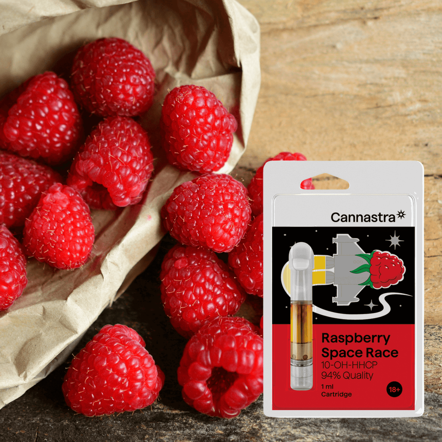 Recarga-Vape-10-OH-HHCP-Raspberry-Framboesa-WeedZone