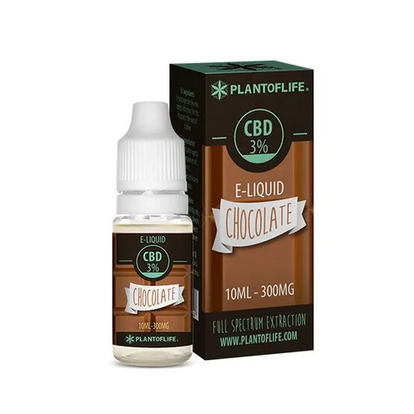 E-Líquido 10ml com 3% de CBD Chocolate Plant of Life - Para cigarros electrónicos/vapes - WeedZone 