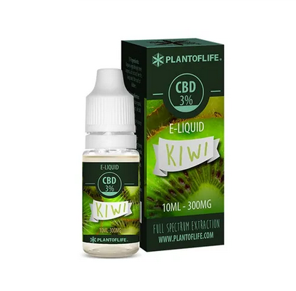 E-Líquido 10ml com 3% de CBD Kiwi Plant of Life - Para cigarros electrónicos/vapes - WeedZone 